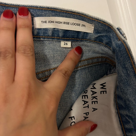 Joni Highrise jeans loose 29L size 26 - Picture 4 of 4